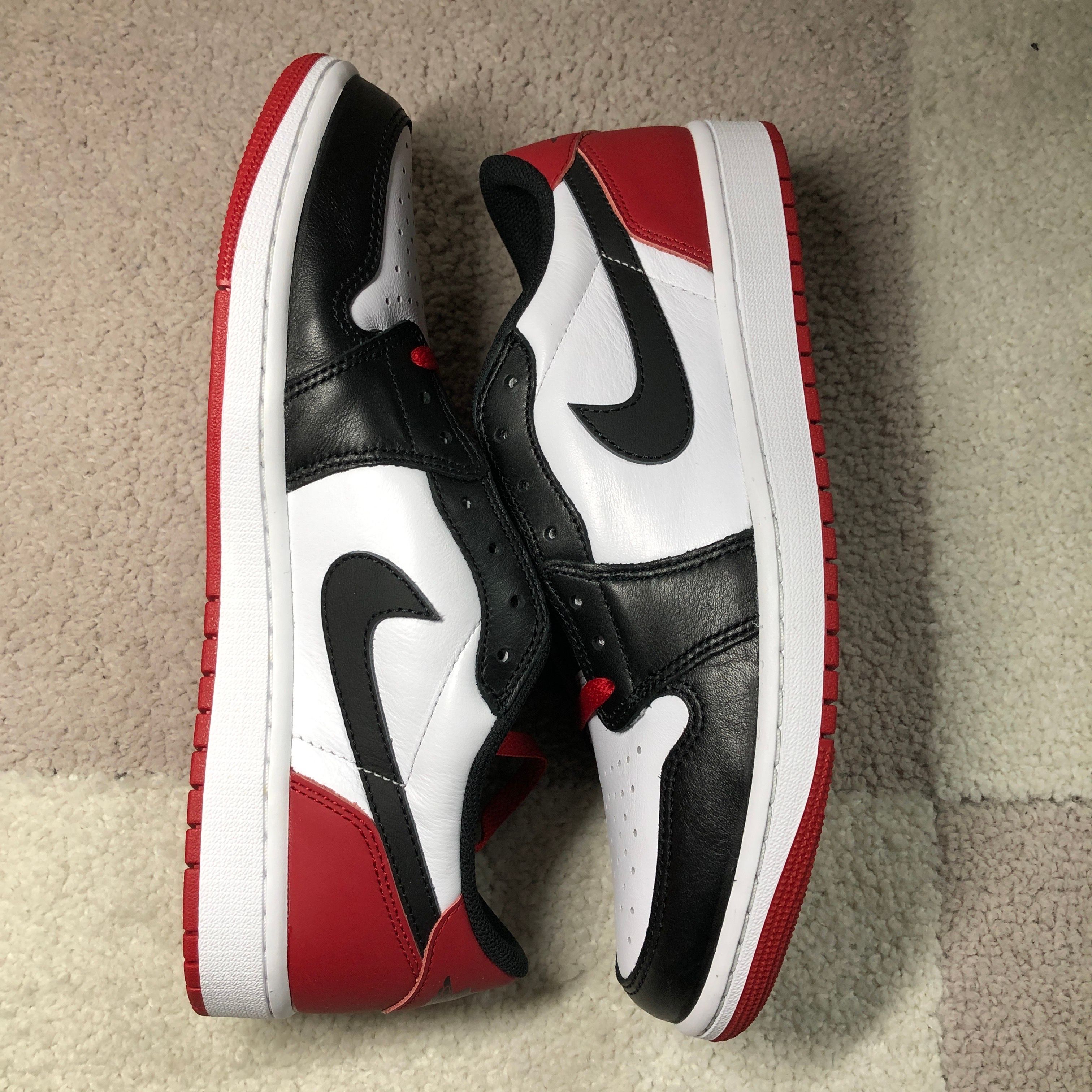 Nike Air Jordan 1 Retro Low OG "Black Toe"