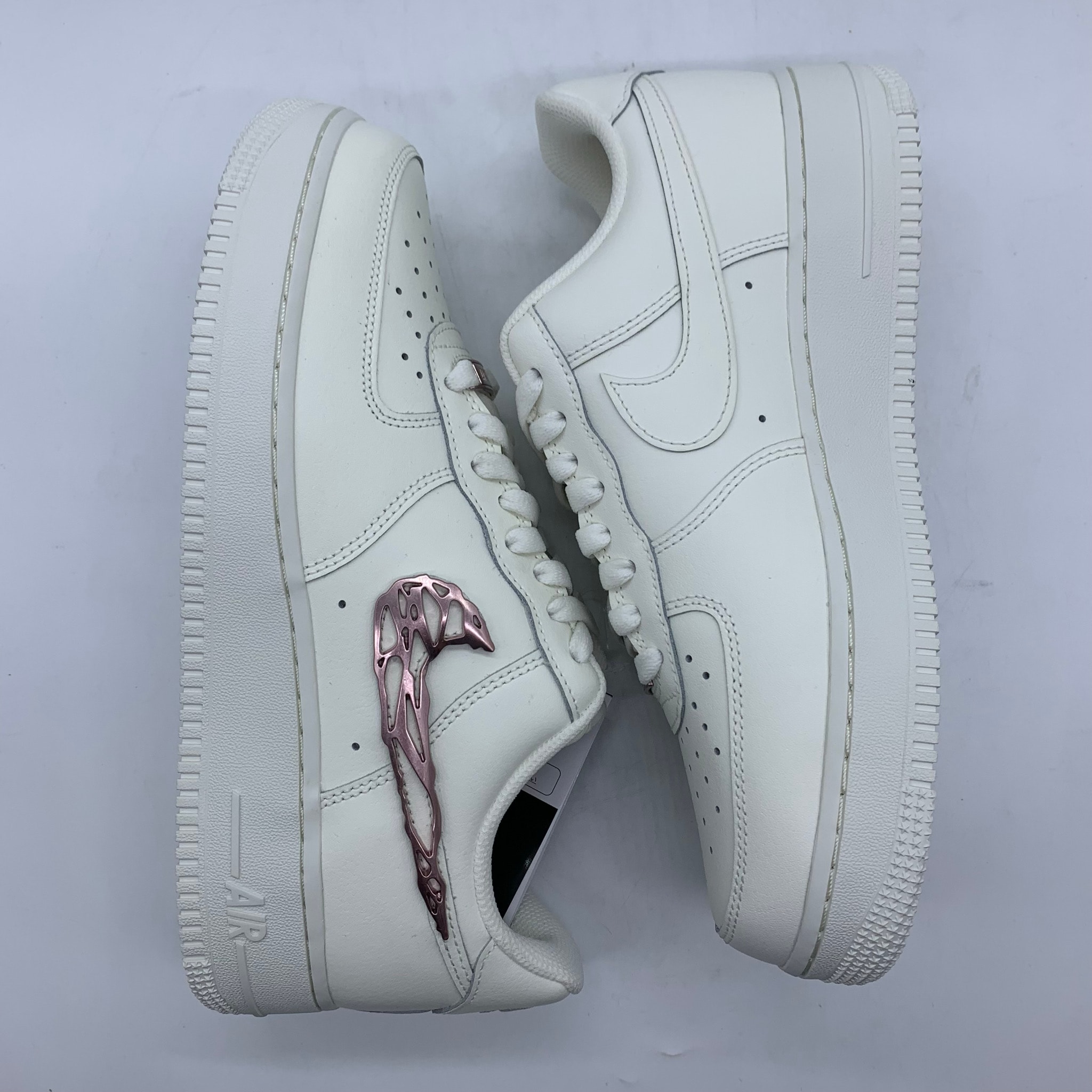 Nike Women's Air Force 1 Low "Metallic Pink Swooshes"