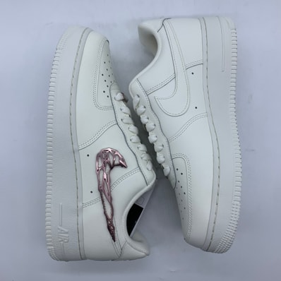 Nike Women's Air Force 1 Low "Metallic Pink Swooshes"
