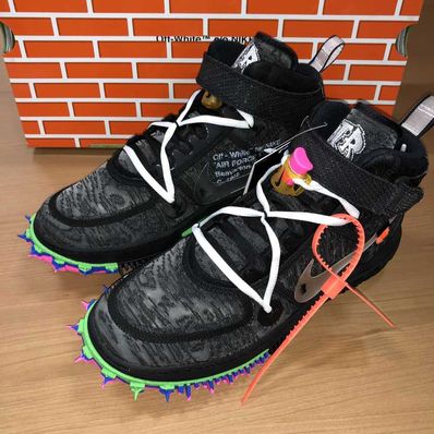 Off-White × Nike Air Force 1 Mid "Black"