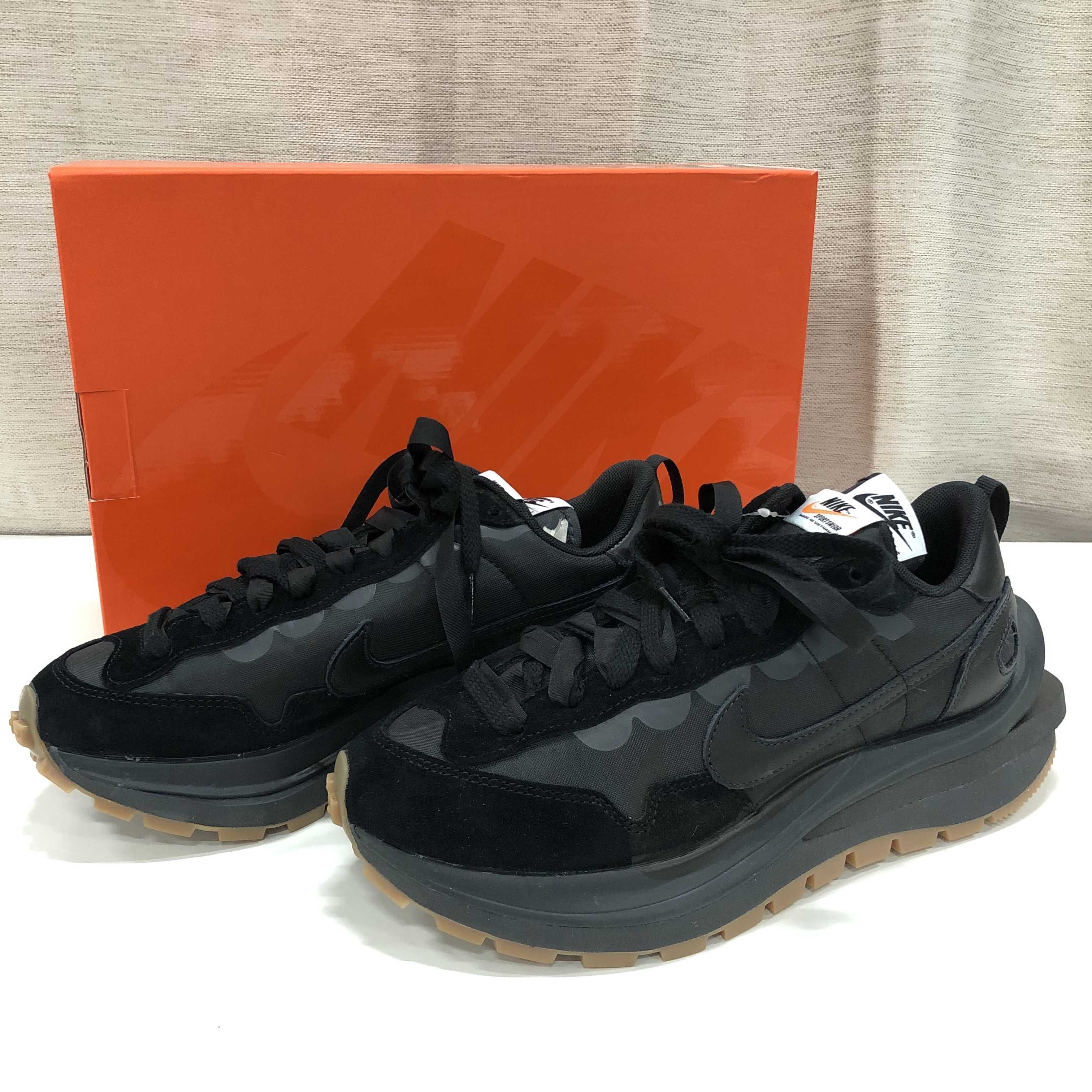 sacai × Nike VaporWaffle "Black Gum"