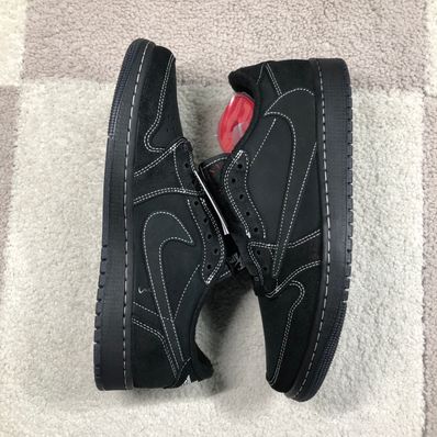 Travis Scott × Nike Air Jordan 1 Low OG SP "Black Phantom"