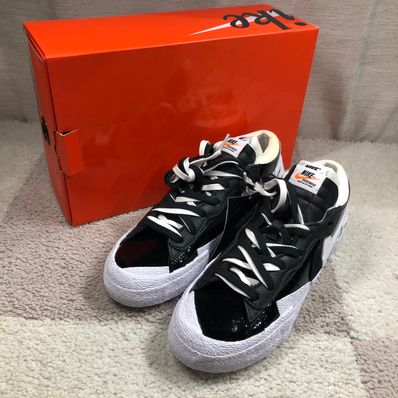 sacai × Nike Blazer Low "Black Patent Leather"