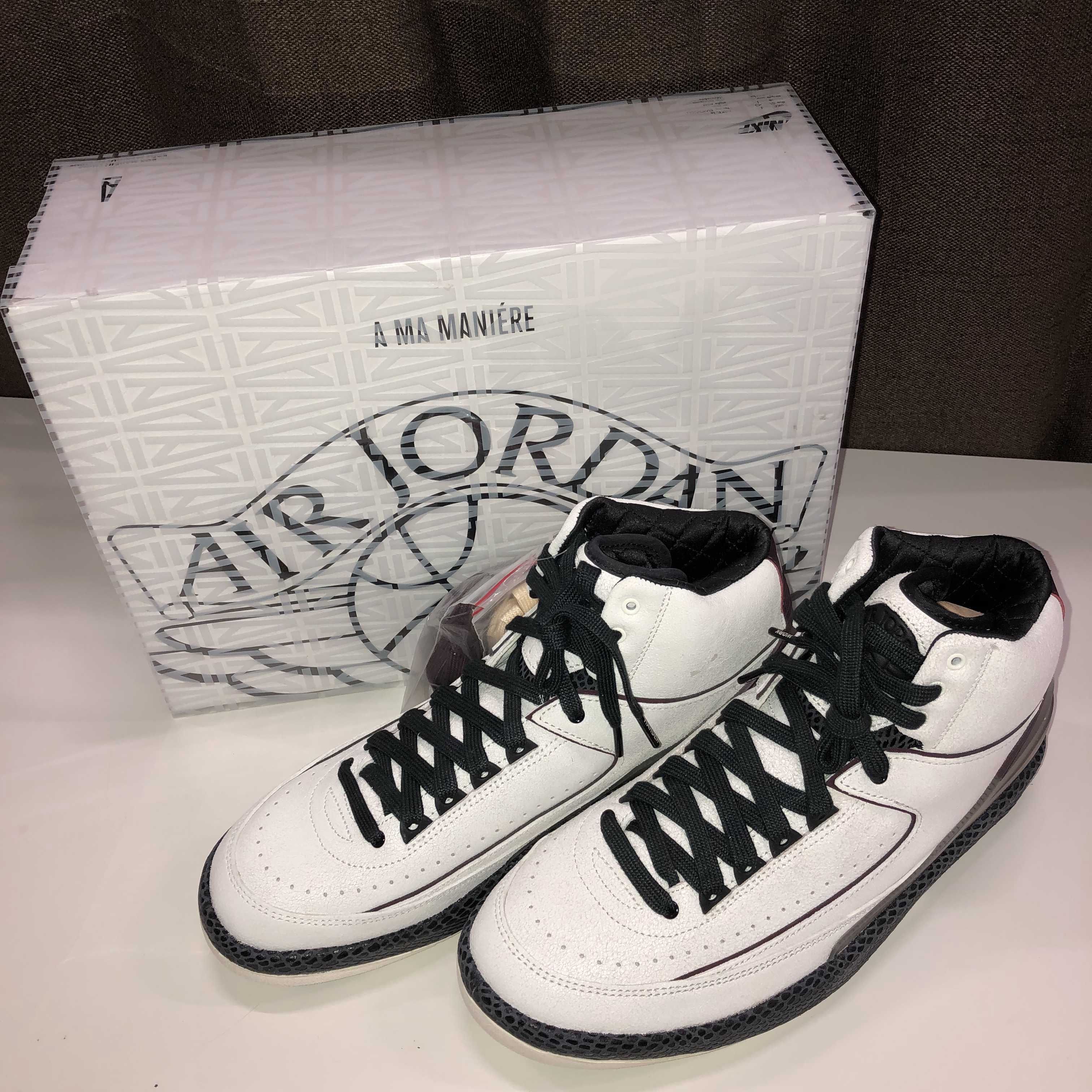 A Ma Maniere × Nike Air Jordan 2 "Airness/Sail and Burgundy"