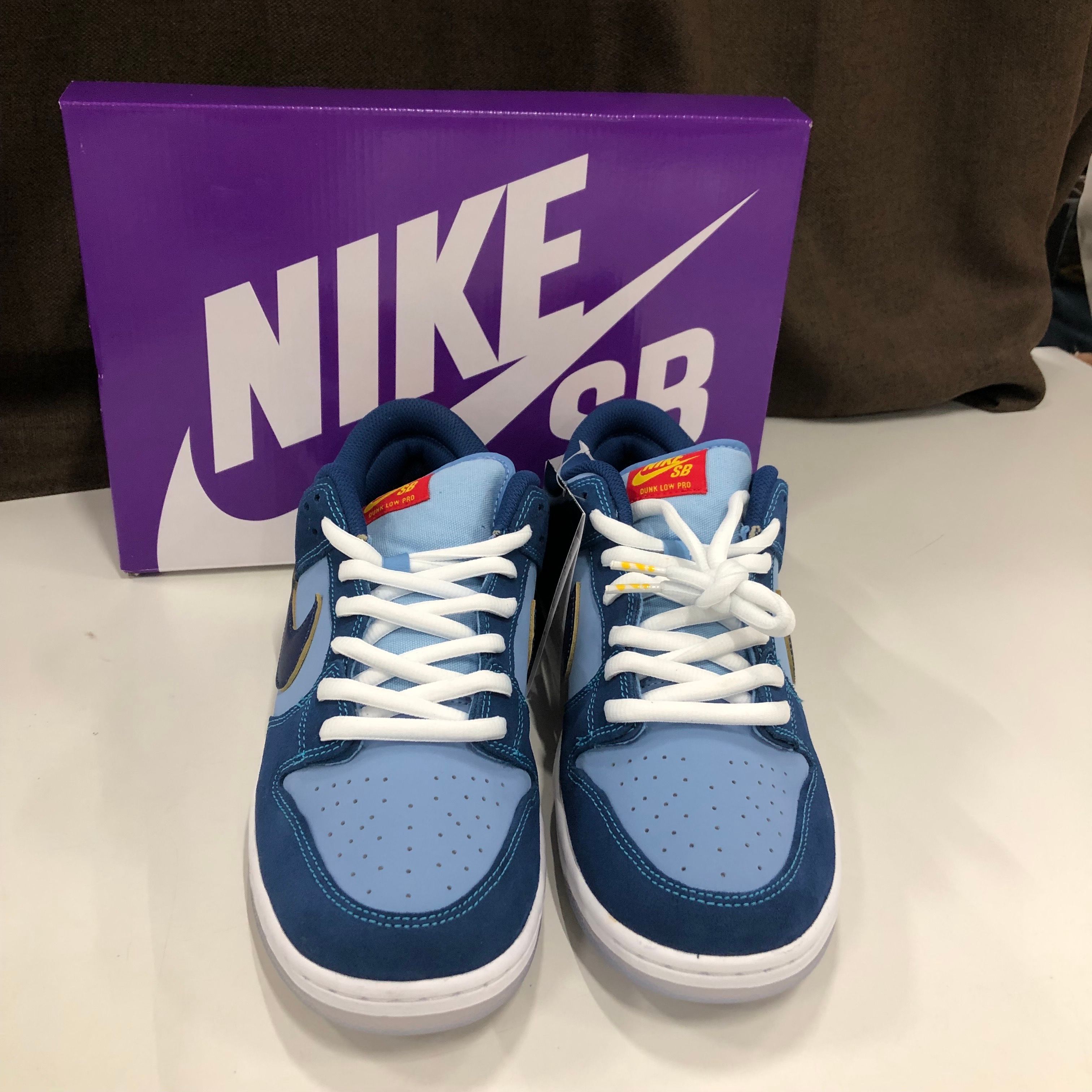 Why So Sad? × Nike SB Dunk Low "Coastal Blue/Speed Yellow-University Red"