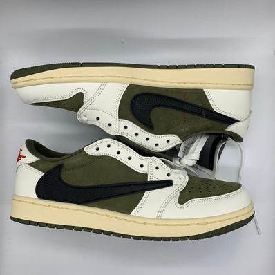 Travis Scott × Nike Air Jordan 1 Low OG SP "Reverse Olive"