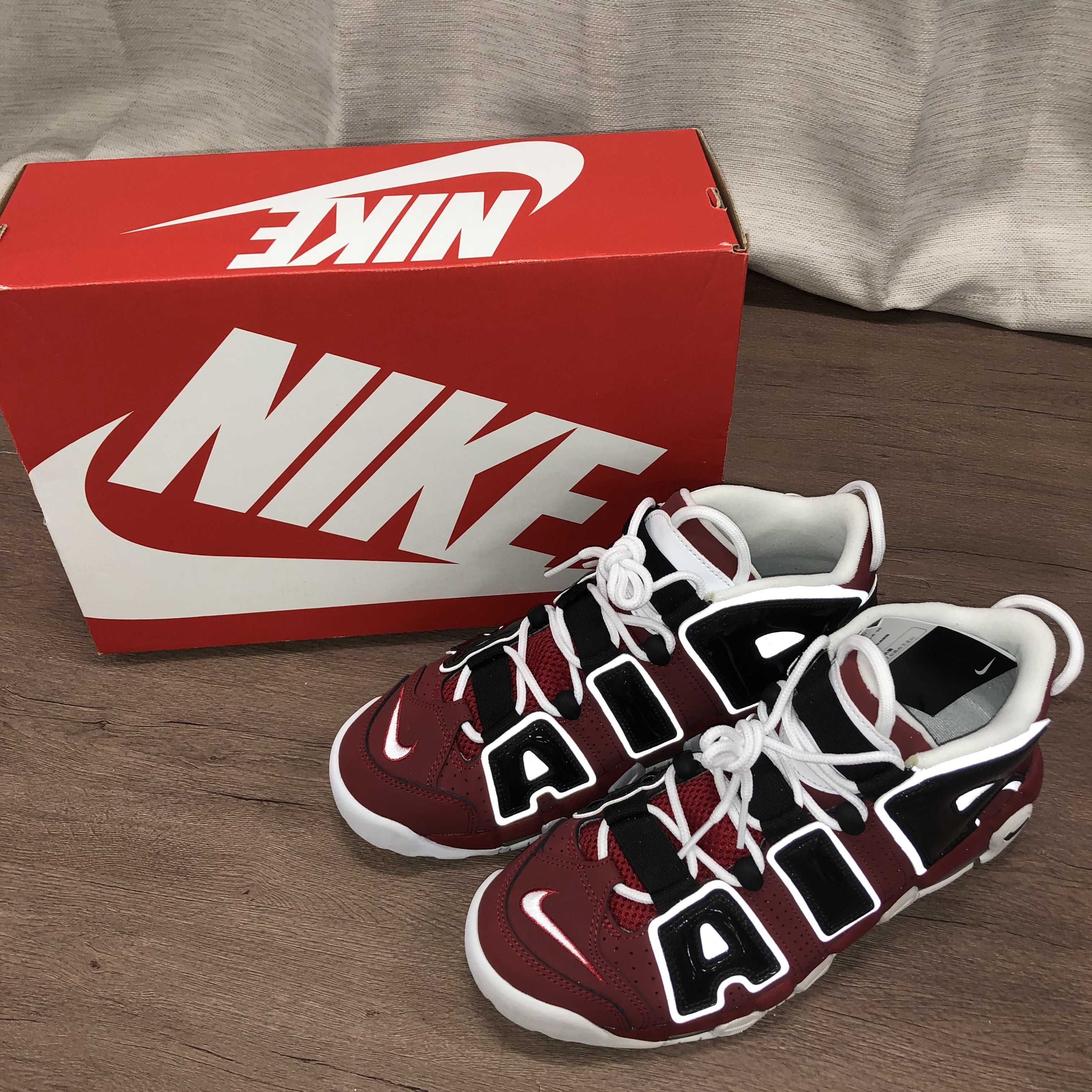 Nike Air More Uptempo ’96 "Black and Varsity Red" (2021) 