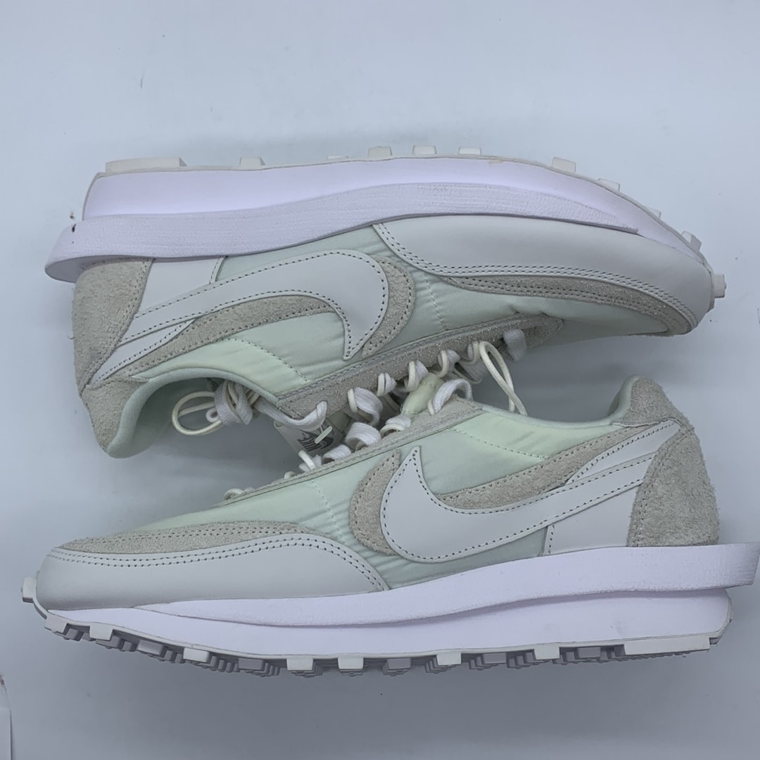 sacai × Nike LDV Waffle "Triple White"