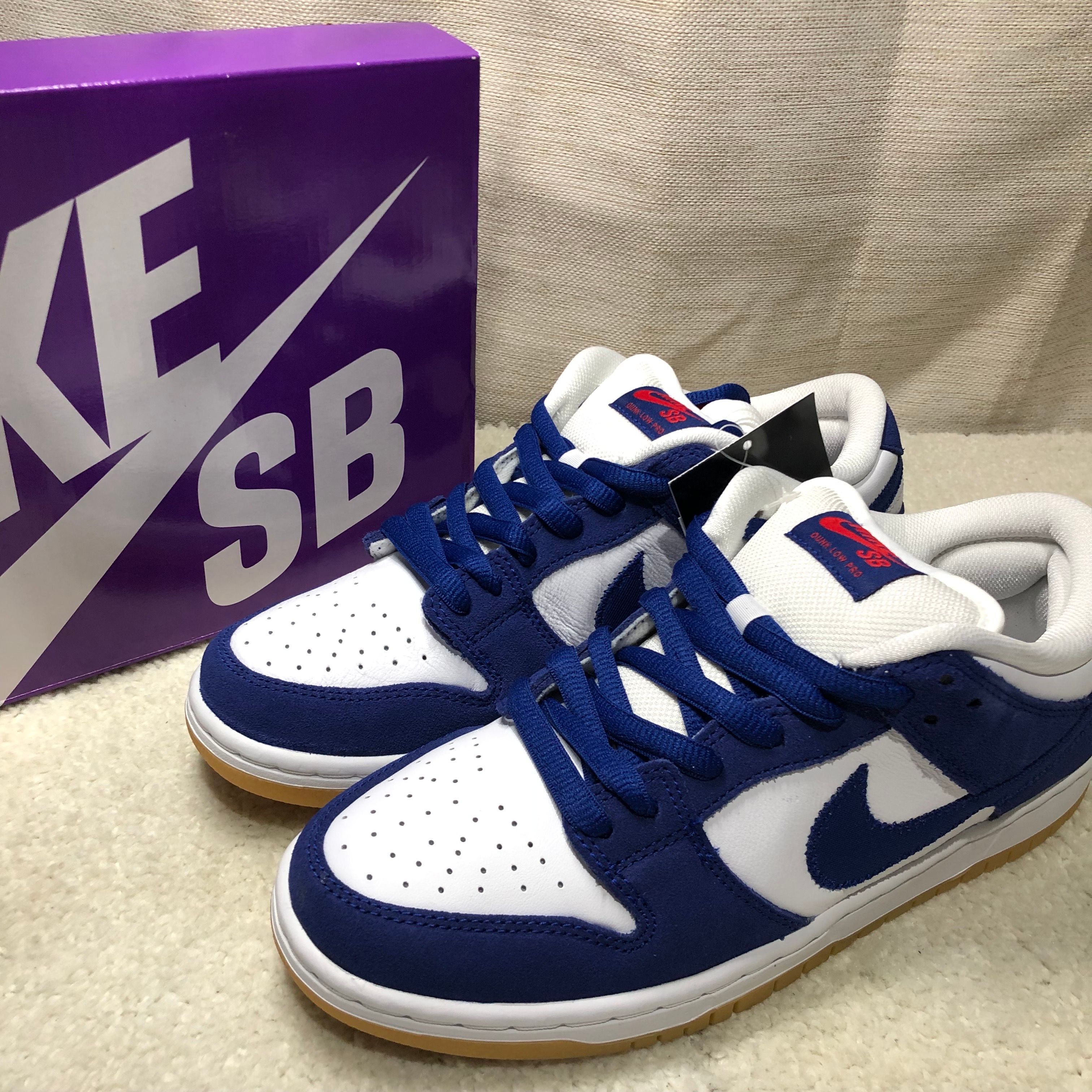 Nike SB Dunk Low "Los Angeles Dodgers/Deep Royal Blue"