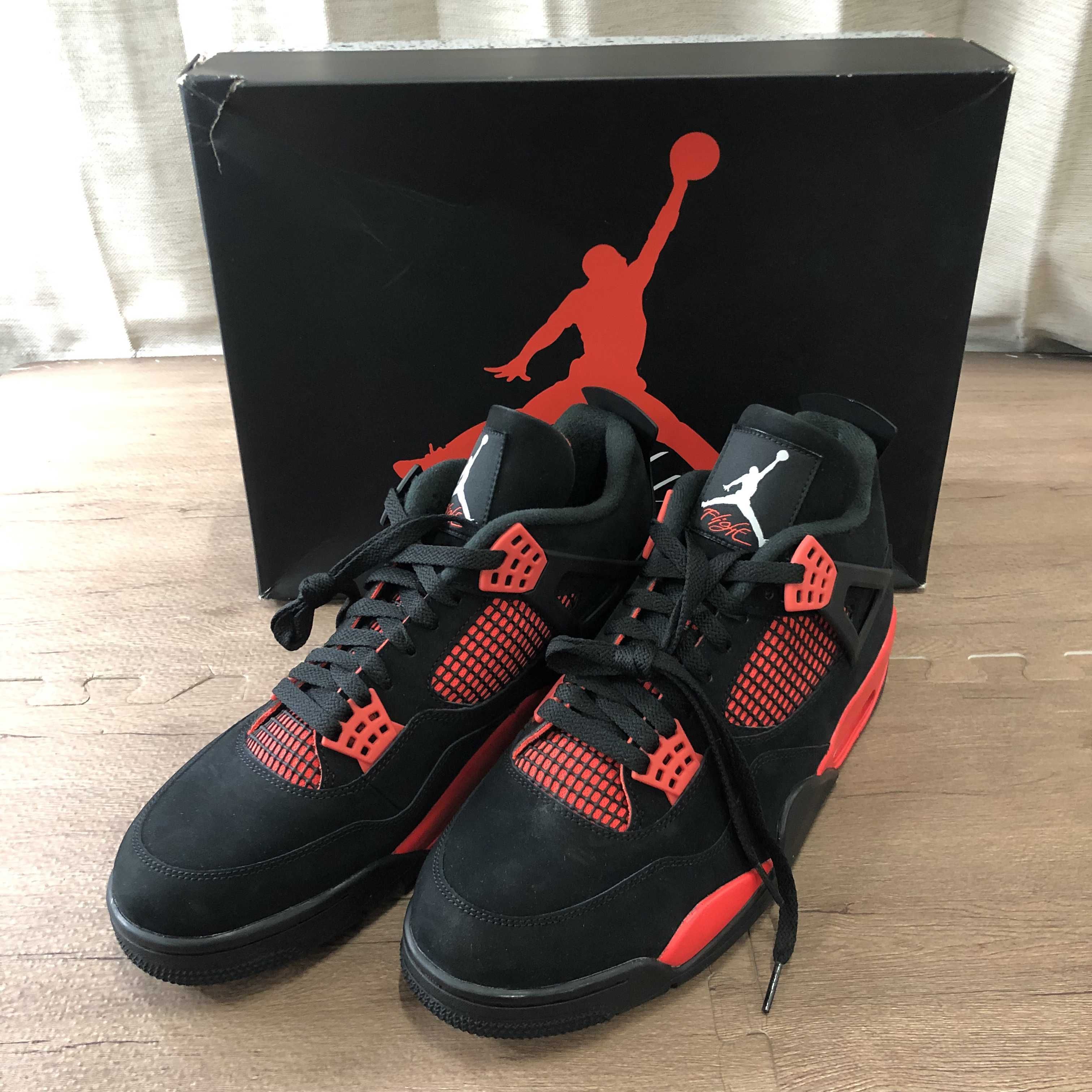 Nike Air Jordan 4 "Red Thunder/Crimson"