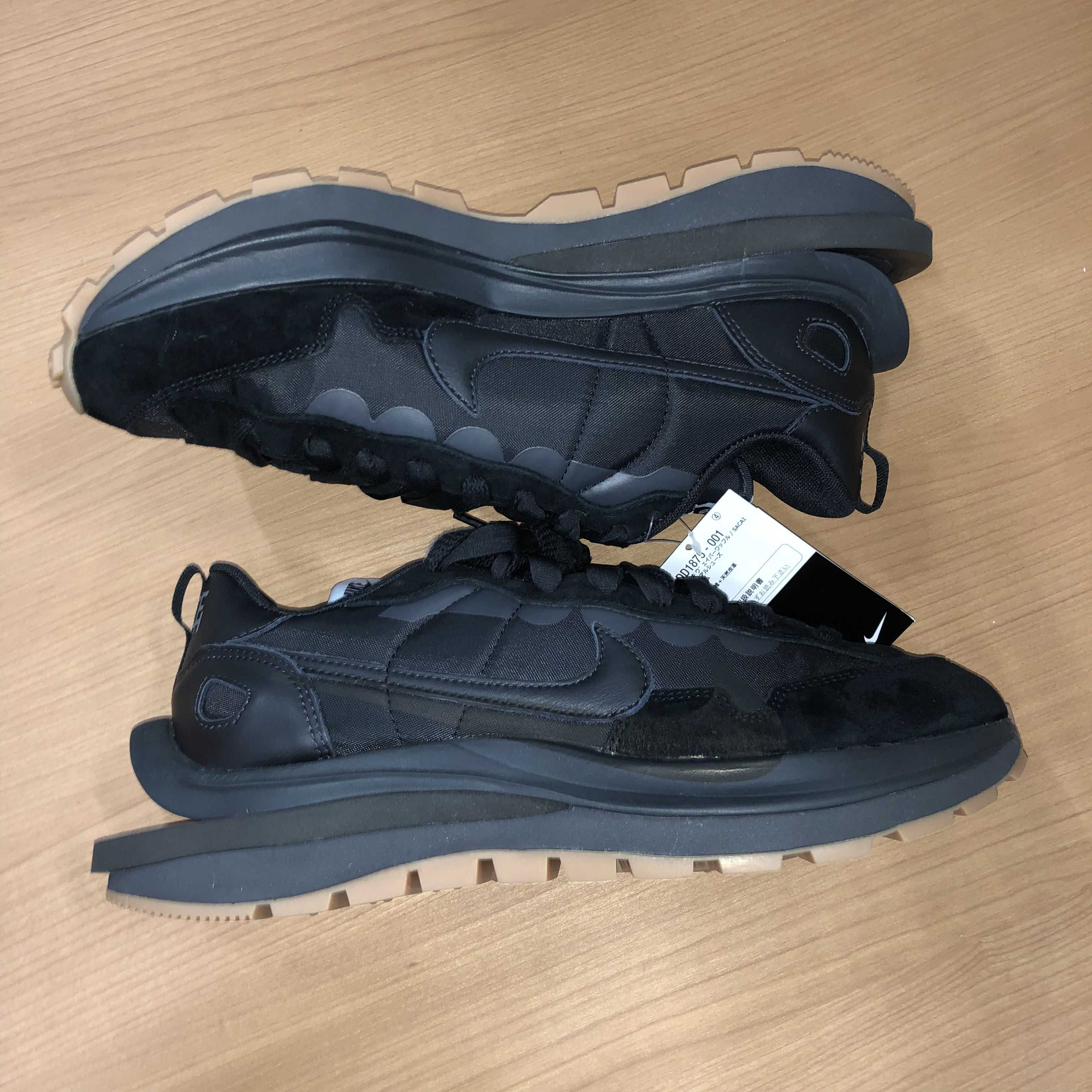 sacai × Nike VaporWaffle "Black Gum"