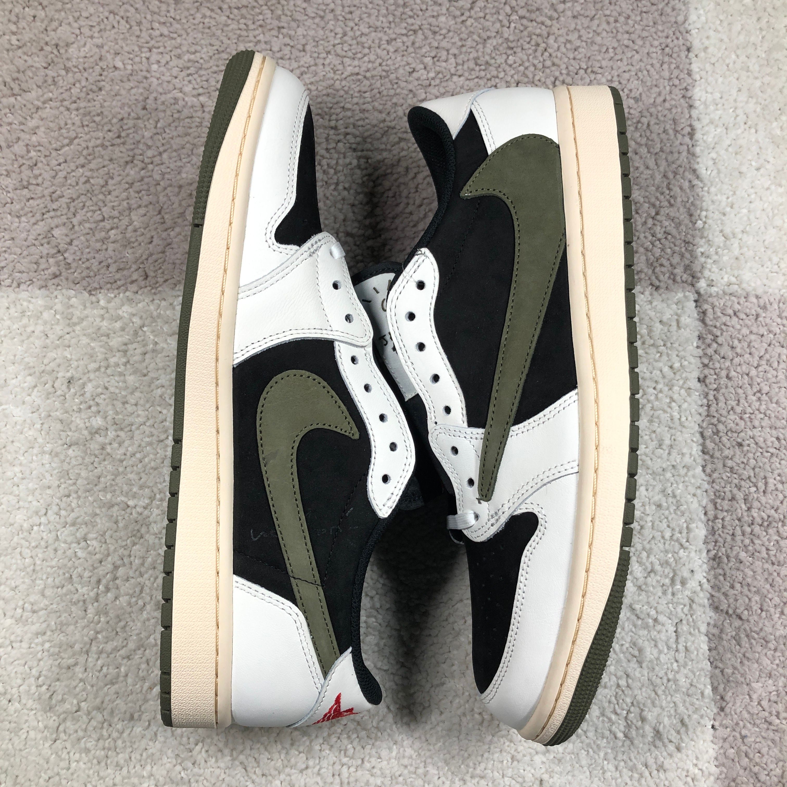 Travis Scott × Nike Women's Air Jordan 1 Low OG "Medium Olive"