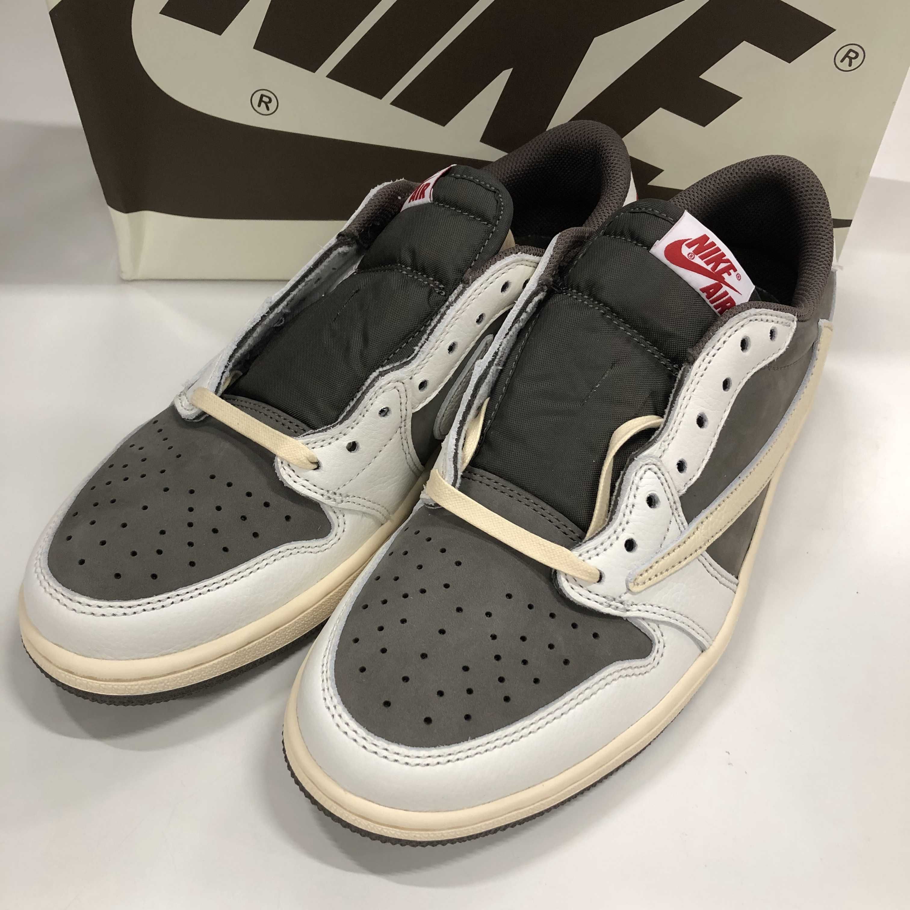 Travis Scott × Nike Air Jordan 1 Low OG SP "Reverse Mocha/Sail and Ridgerock"