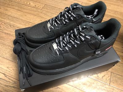 Supreme × Nike Air Force 1 Low "Black"