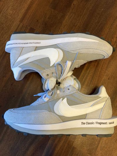 Fragment × sacai × Nike LD Waffle "Light Smoke Grey"