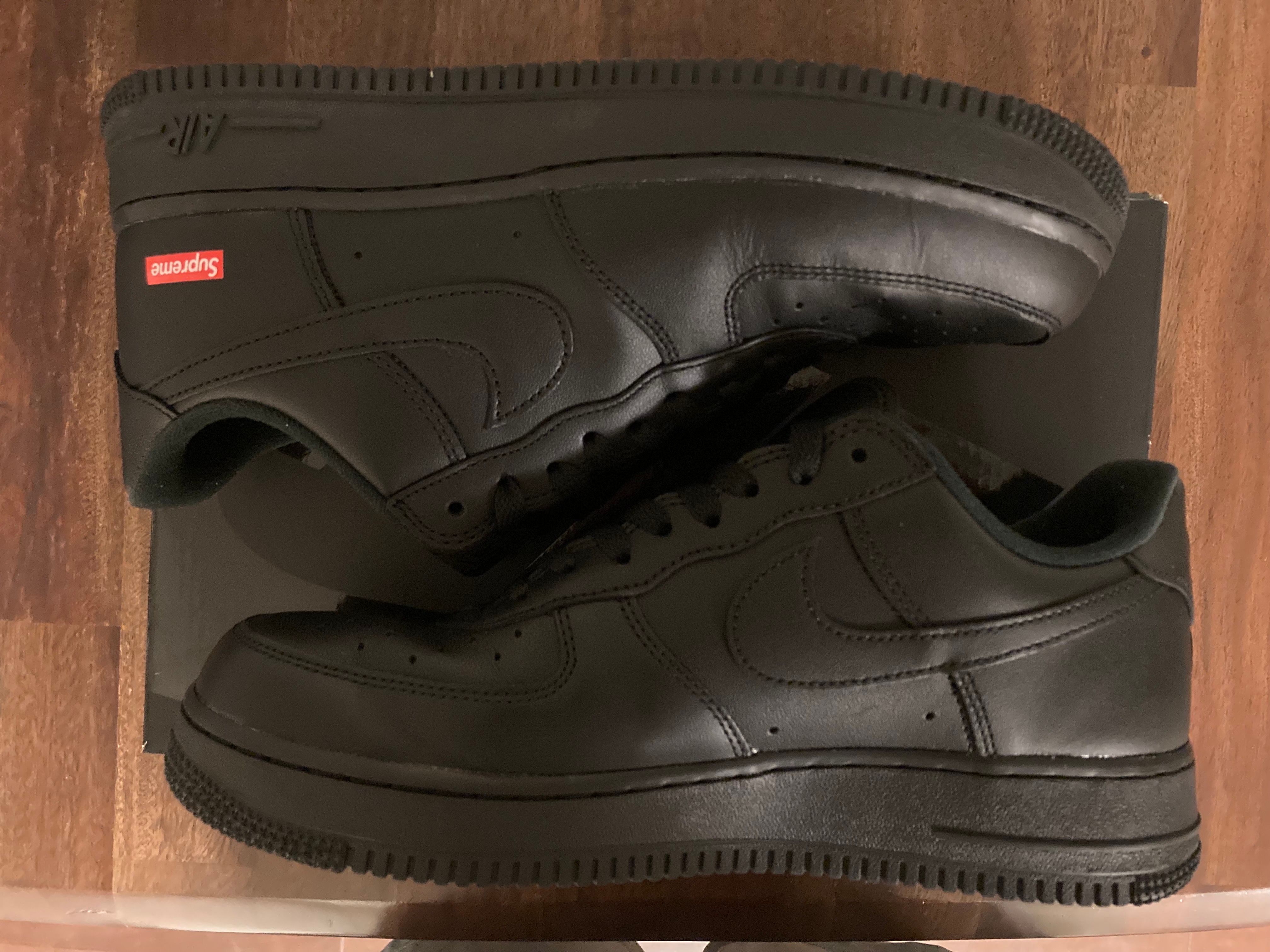 Supreme × Nike Air Force 1 Low "Black"