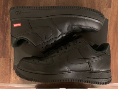 Supreme × Nike Air Force 1 Low "Black"