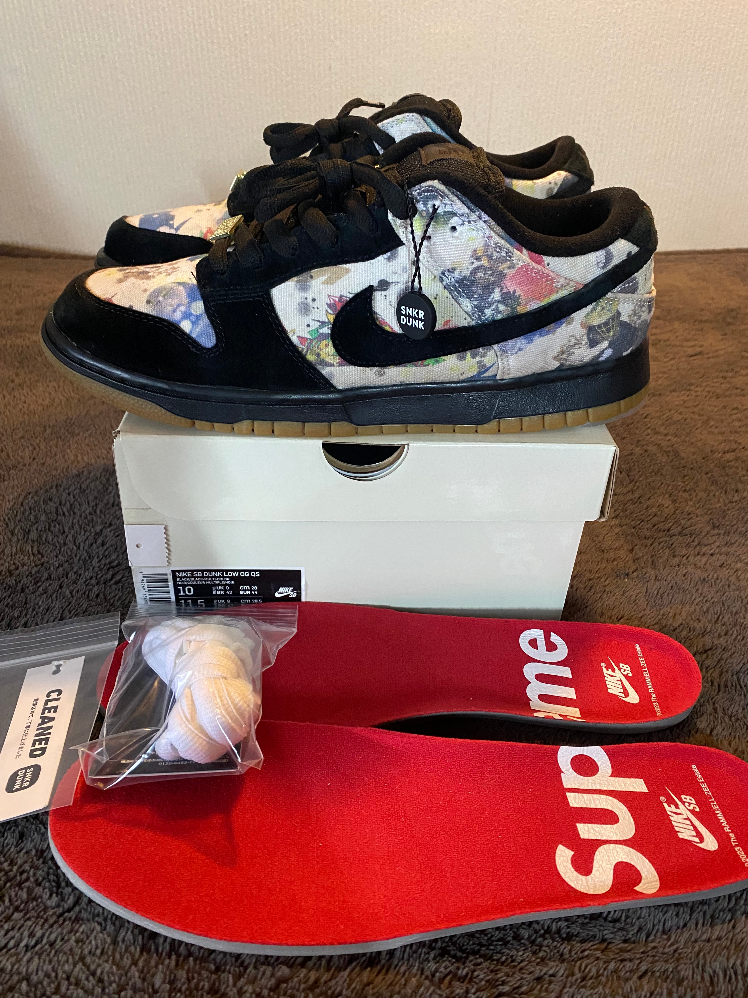 Supreme × Nike SB Dunk Low "Rammellzee"