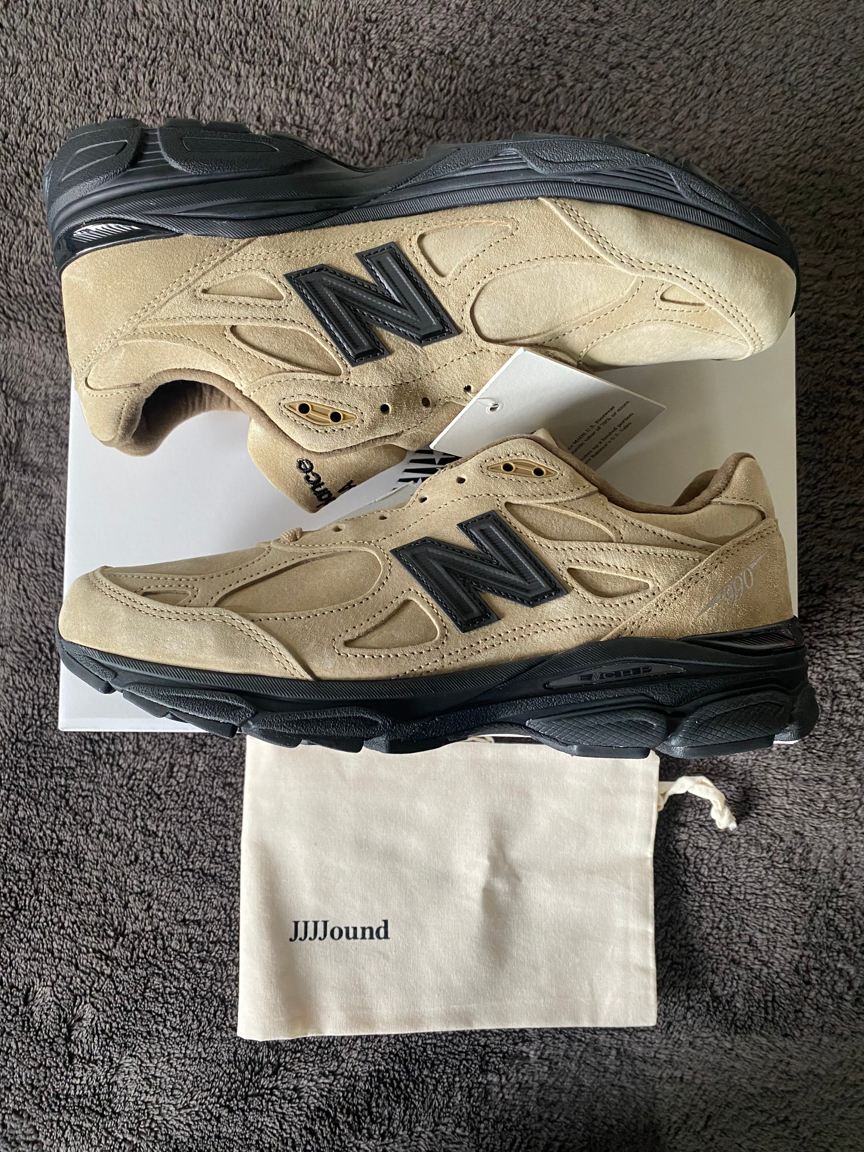 JJJJound × New Balance 990V3 Made in USA "Tan Suede"