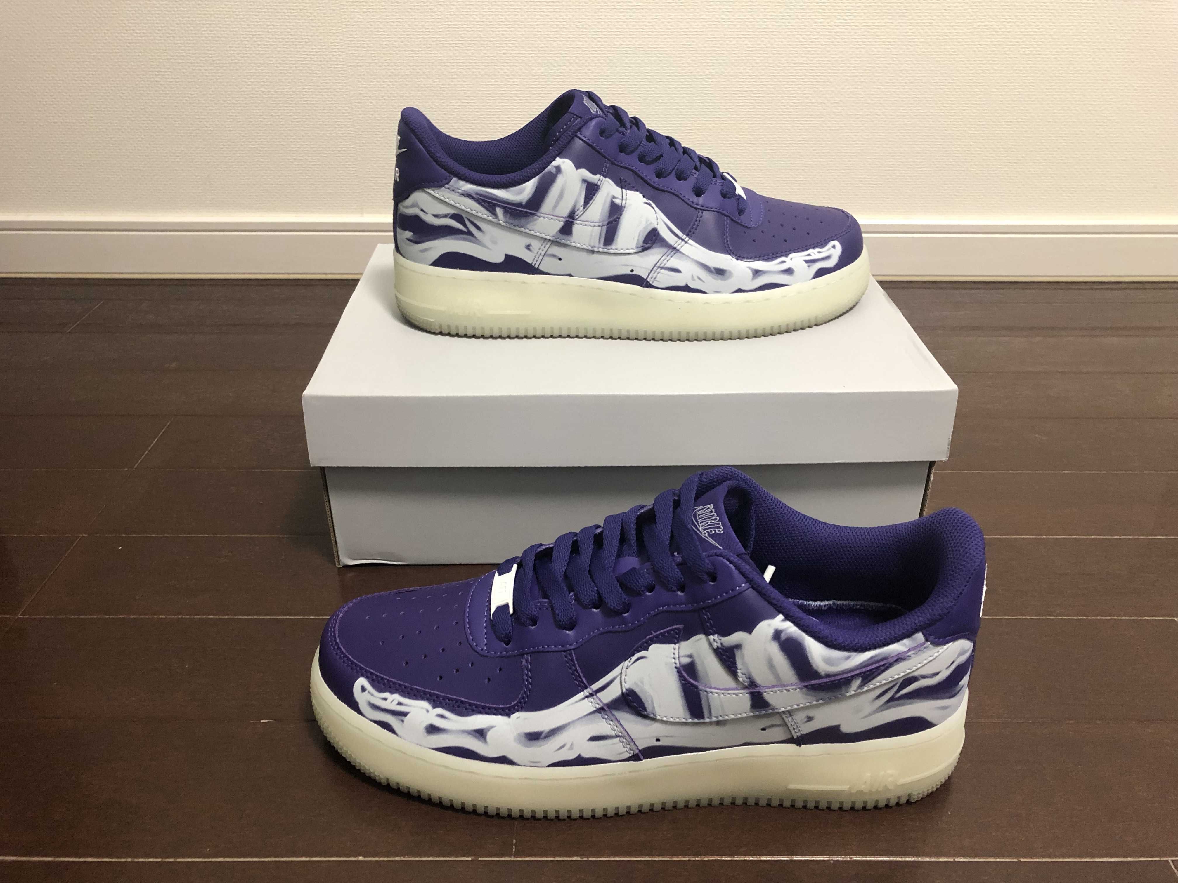 Nike Air Force 1 "Purple Skeleton"