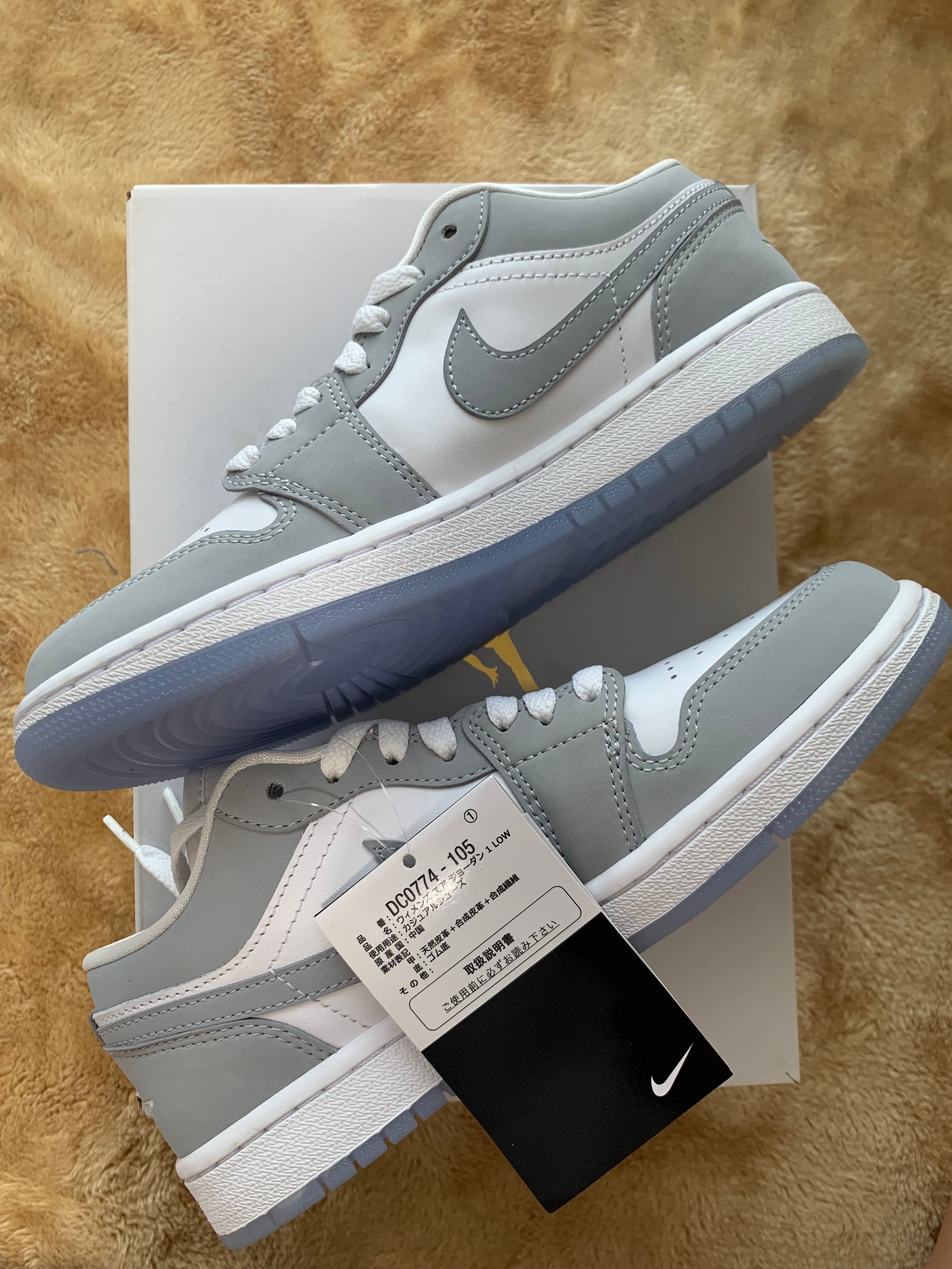 Nike Women's Air Jordan 1 Low "Wolf Grey"