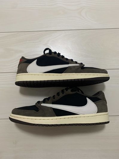 Travis Scott × Nike Air Jordan 1 Low OG SP-T "Black/Dark Mocha"