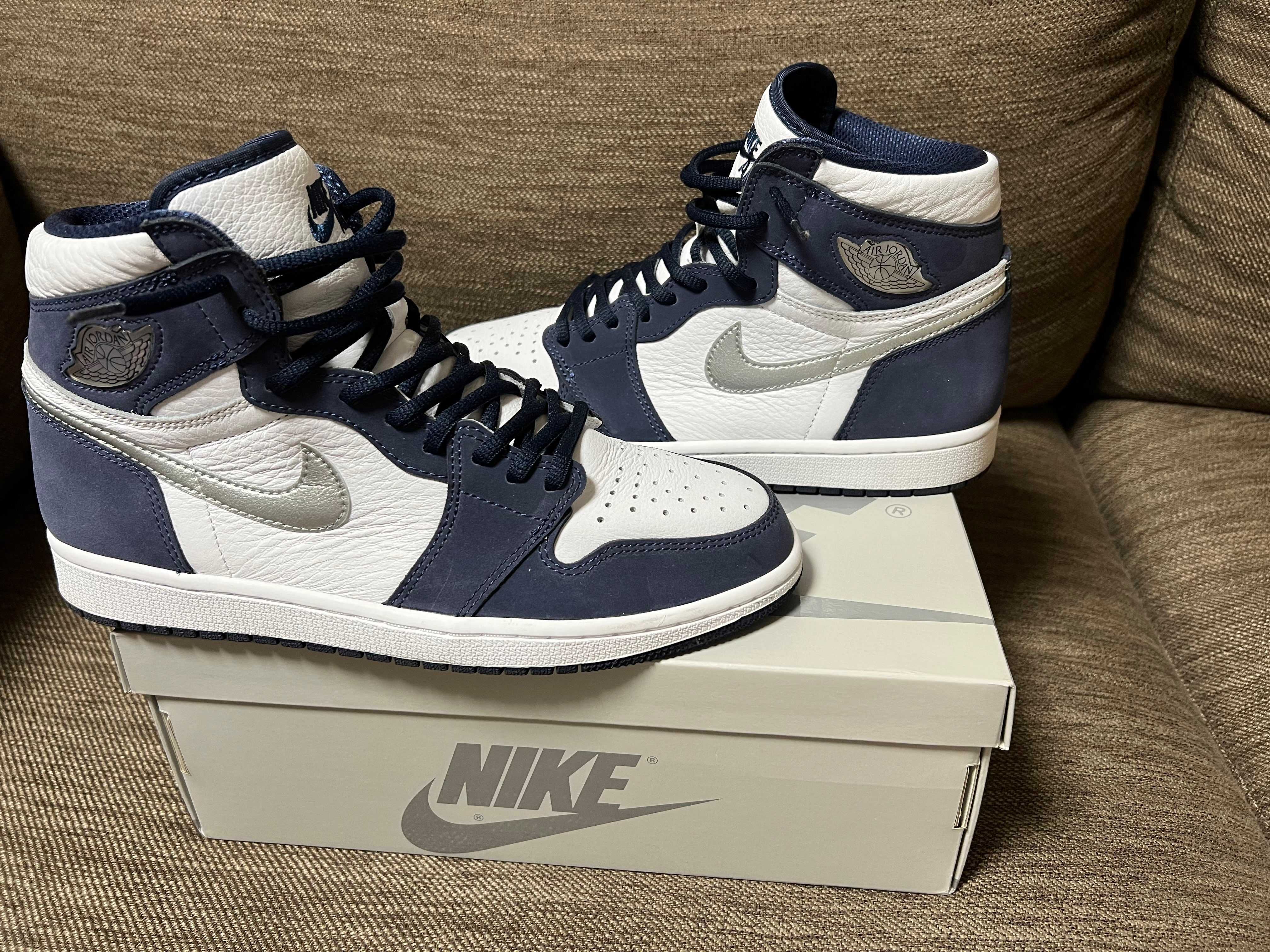 Nike Air Jordan 1 High OG CO.JP "White/Midnight Navy" (2020)(ブリーフケースなし)