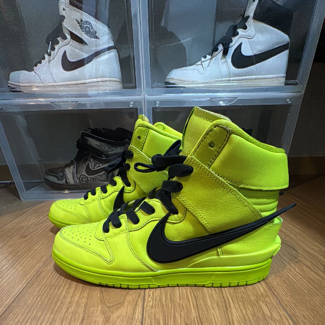 AMBUSH × NIKE DUNK HIGH "FLASH LIME"