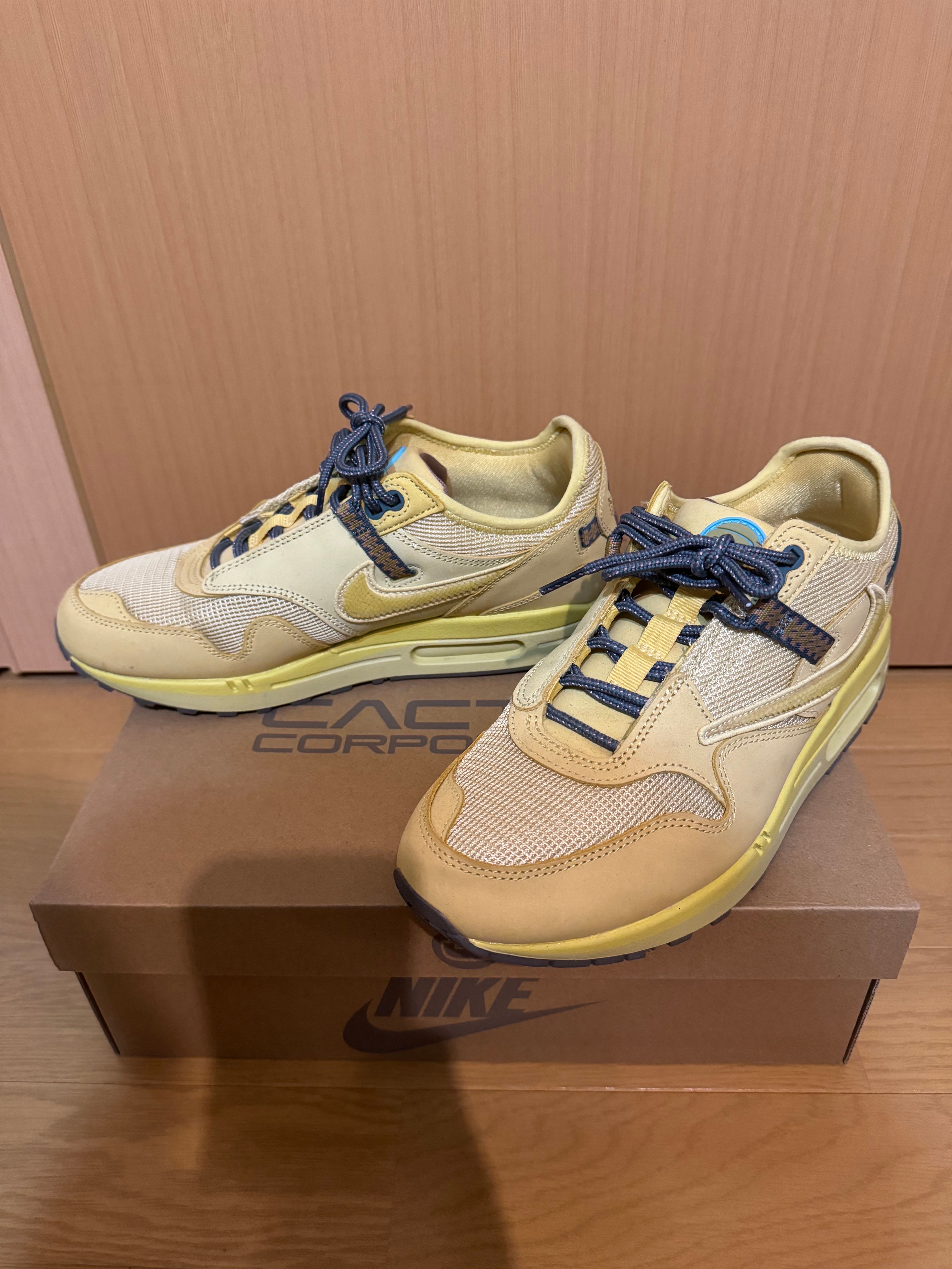 Travis Scott × Nike Air Max 1 "CACT.US Gold"