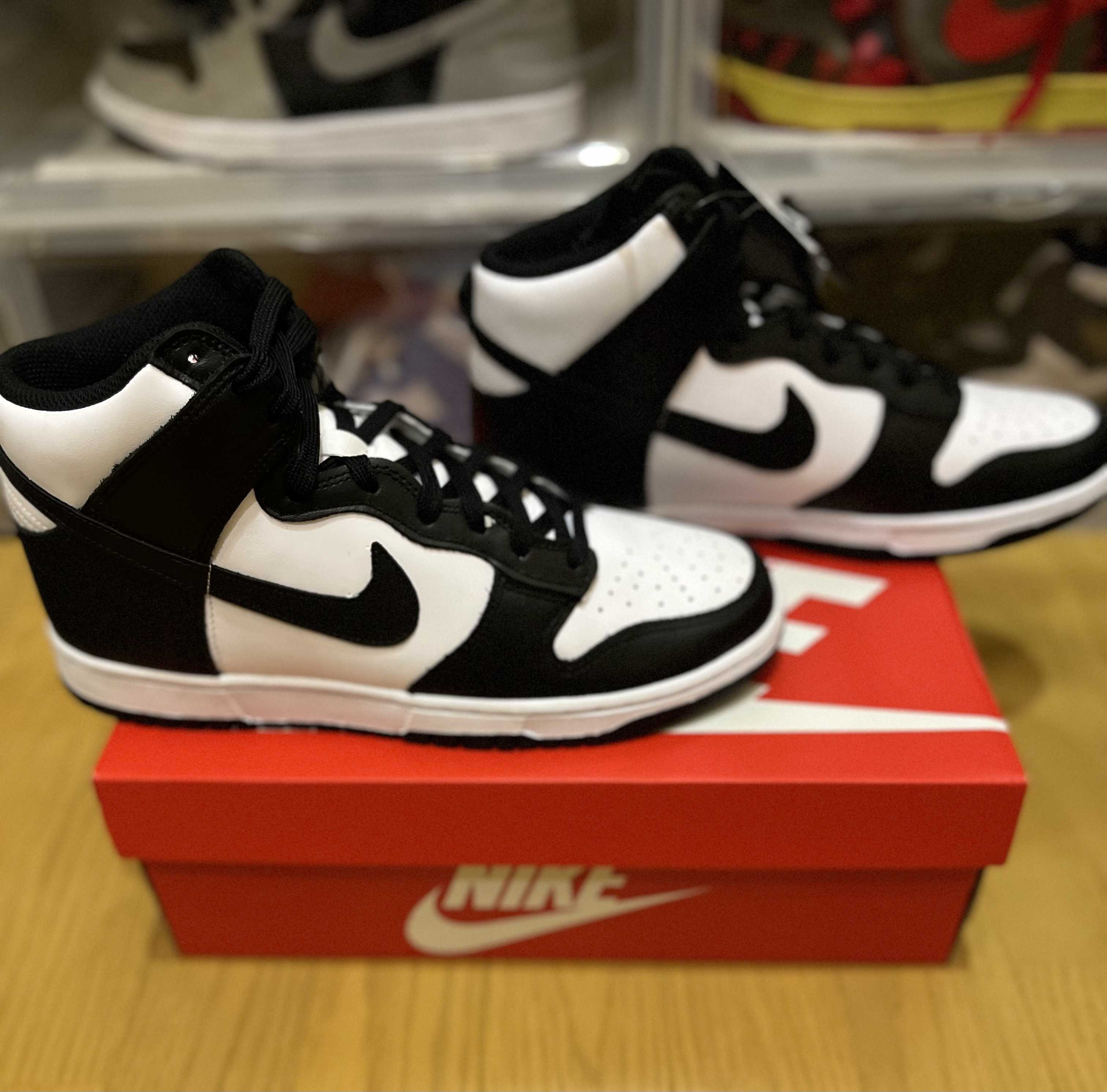 Nike Women's Dunk High "Black and White"