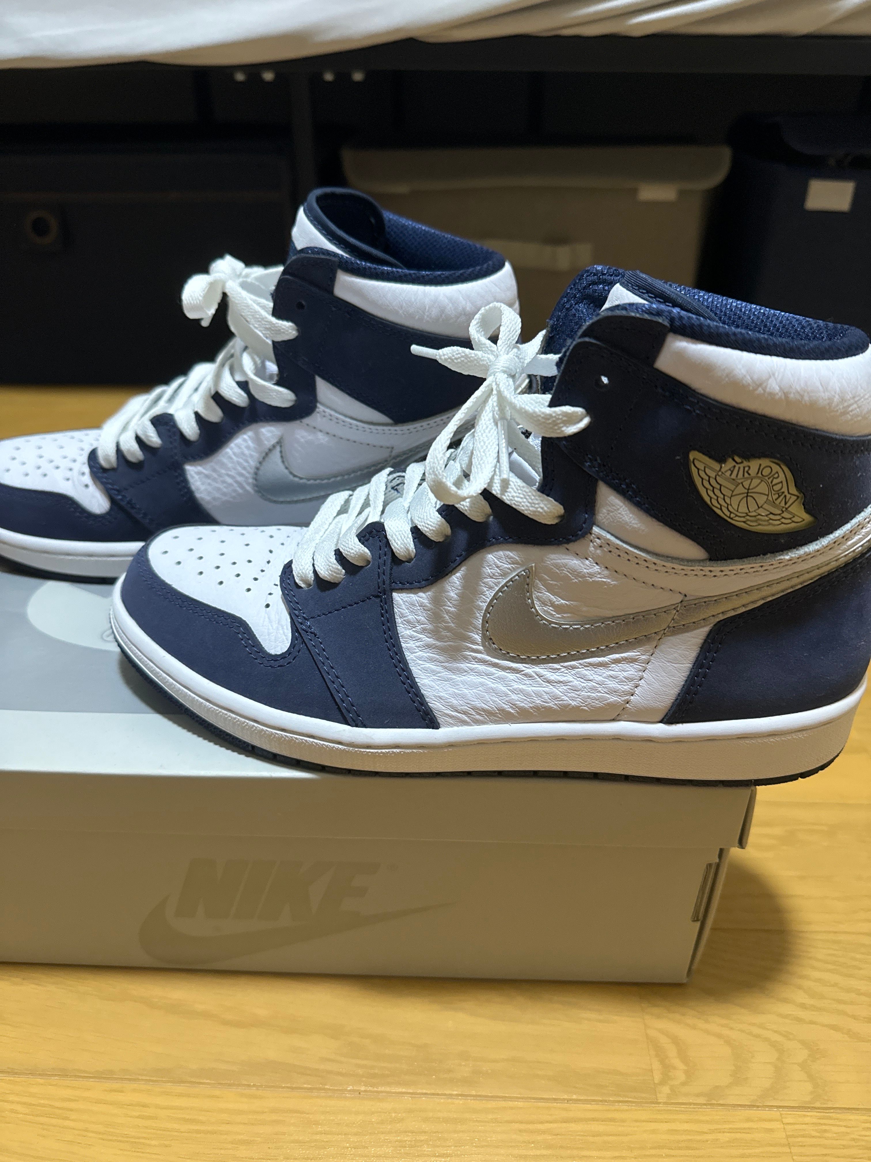 Nike Air Jordan 1 High OG CO.JP "White/Midnight Navy" (2020)(ブリーフケースなし)