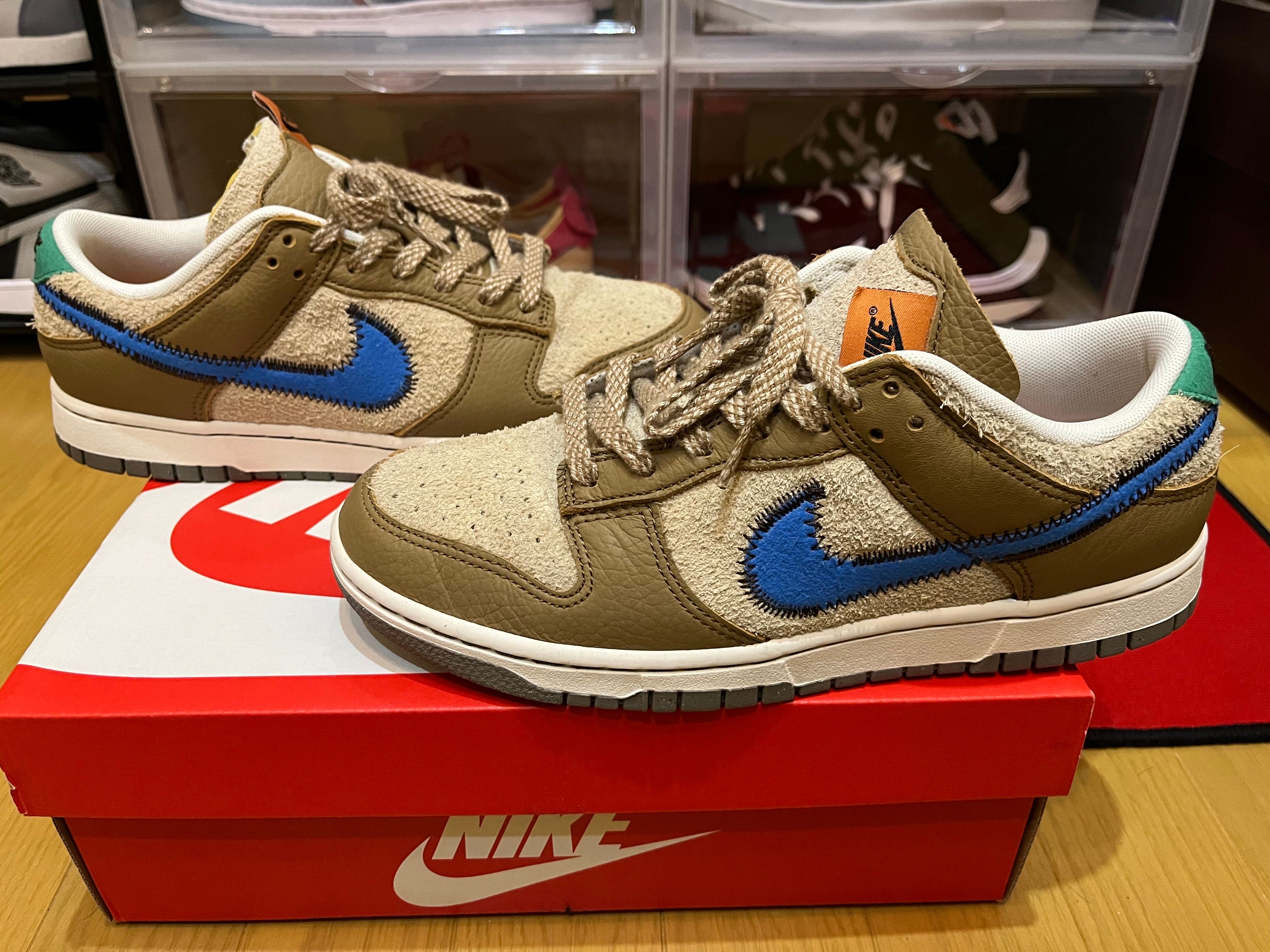 size? × Nike Dunk Low "Dark Driftwood/Photo BlueRattan"