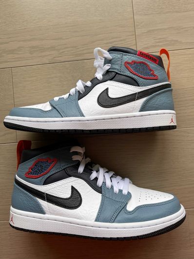FACETASM × Nike Air Jordan 1 Mid "White/Navy"