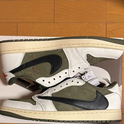 Travis Scott × Nike Air Jordan 1 Low OG SP "Reverse Olive"