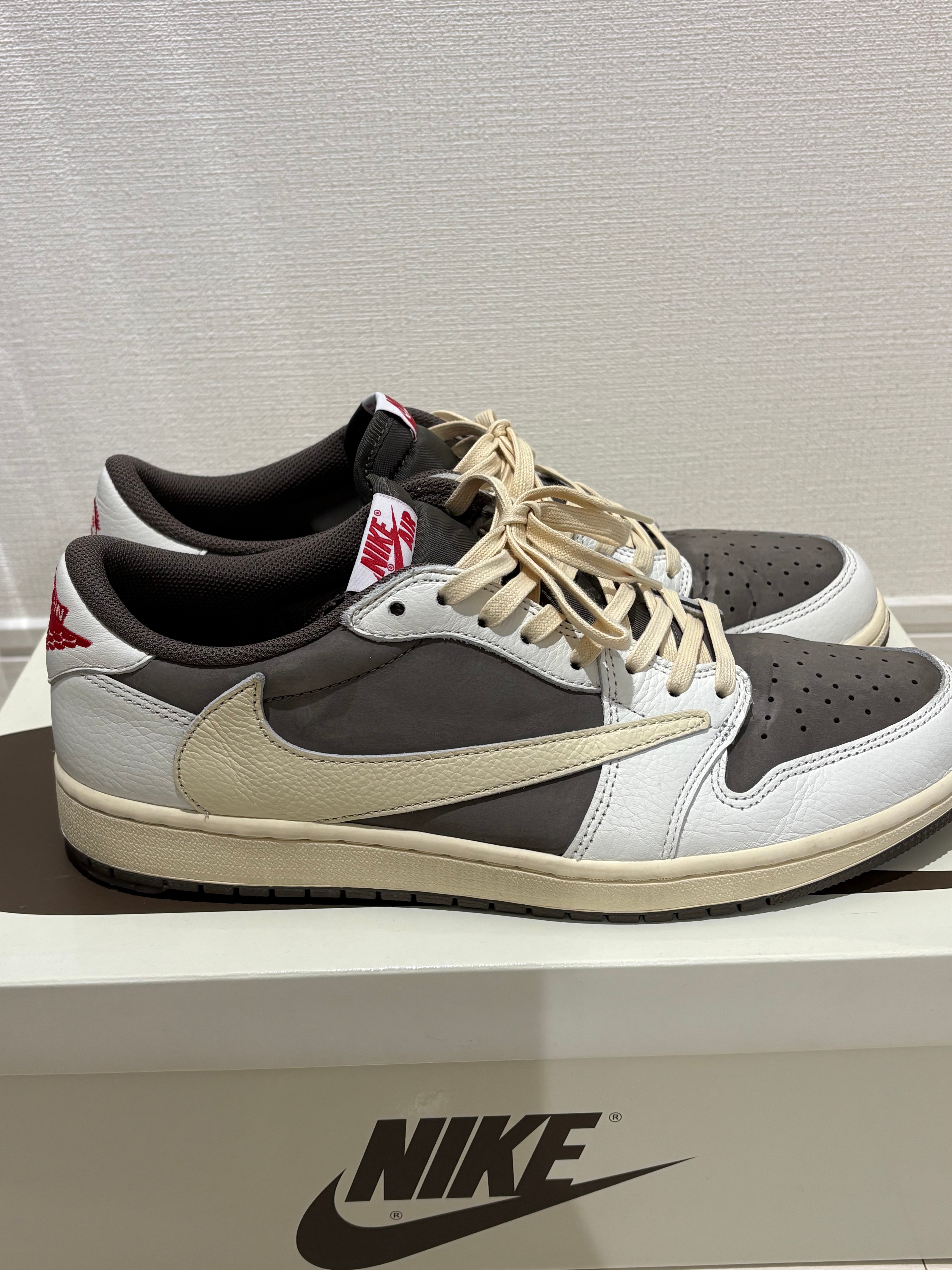 Travis Scott × Nike Air Jordan 1 Low OG SP "Reverse Mocha/Sail and Ridgerock"