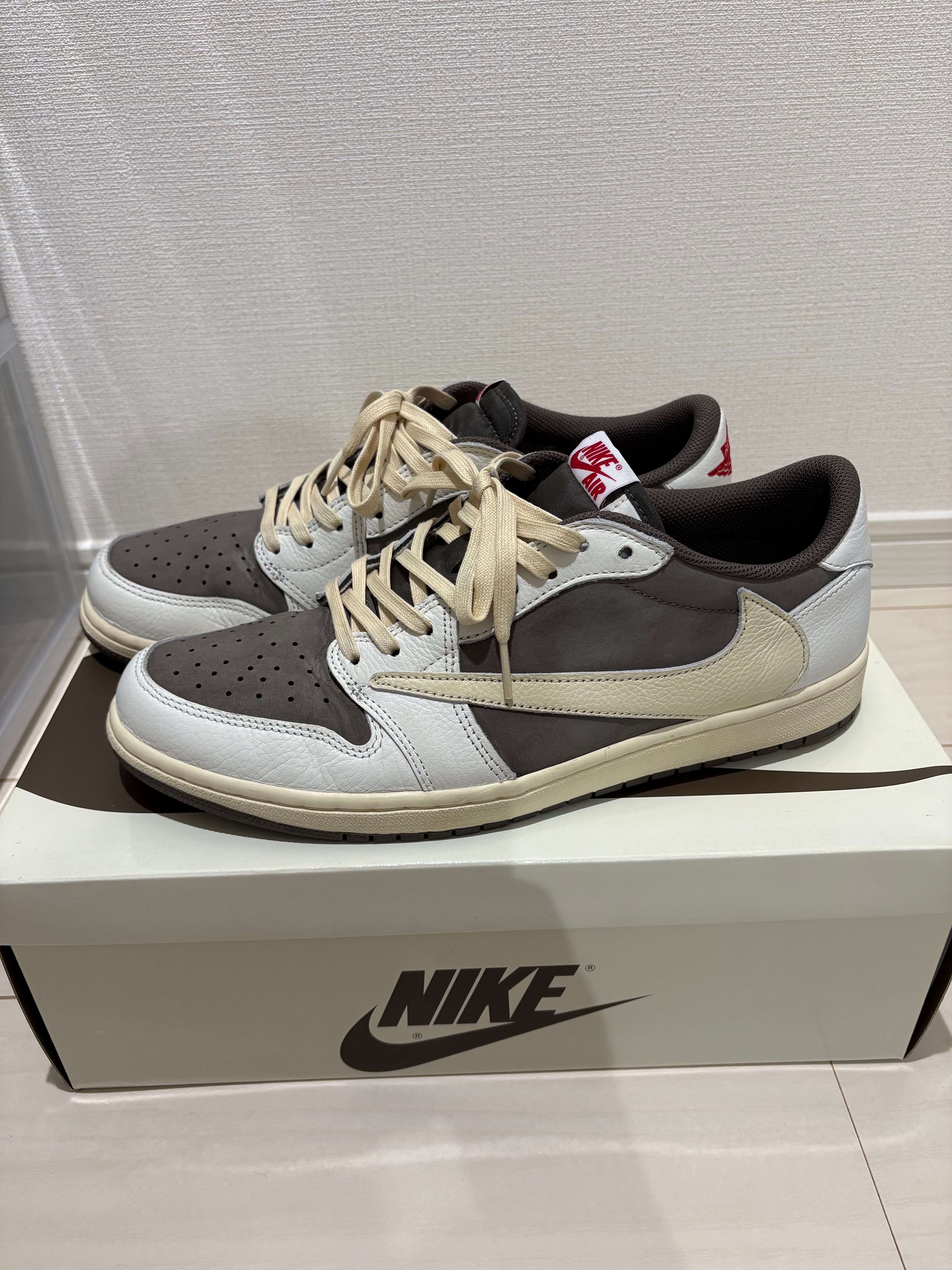 Travis Scott × Nike Air Jordan 1 Low OG SP "Reverse Mocha/Sail and Ridgerock"