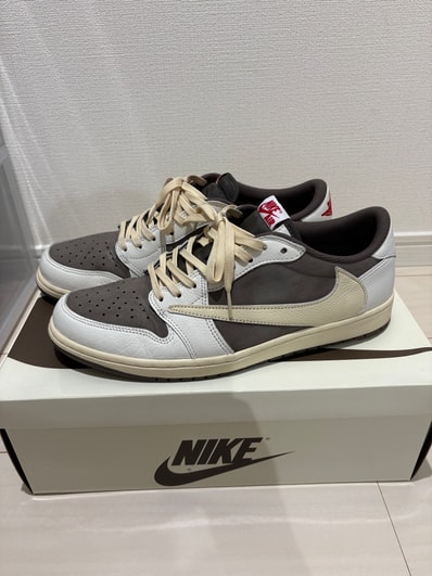 Travis Scott × Nike Air Jordan 1 Low OG SP "Reverse Mocha/Sail and Ridgerock"