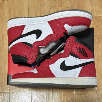 Spiderman × Nike Air Jordan 1 Origin Story "Gym Red/White/Photo Blue/Black"