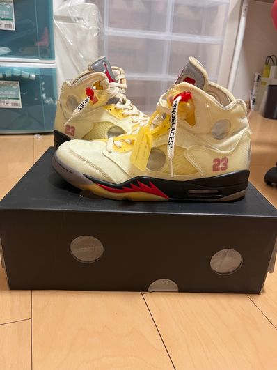 Off-White × Nike Air Jordan 5 "Sail"