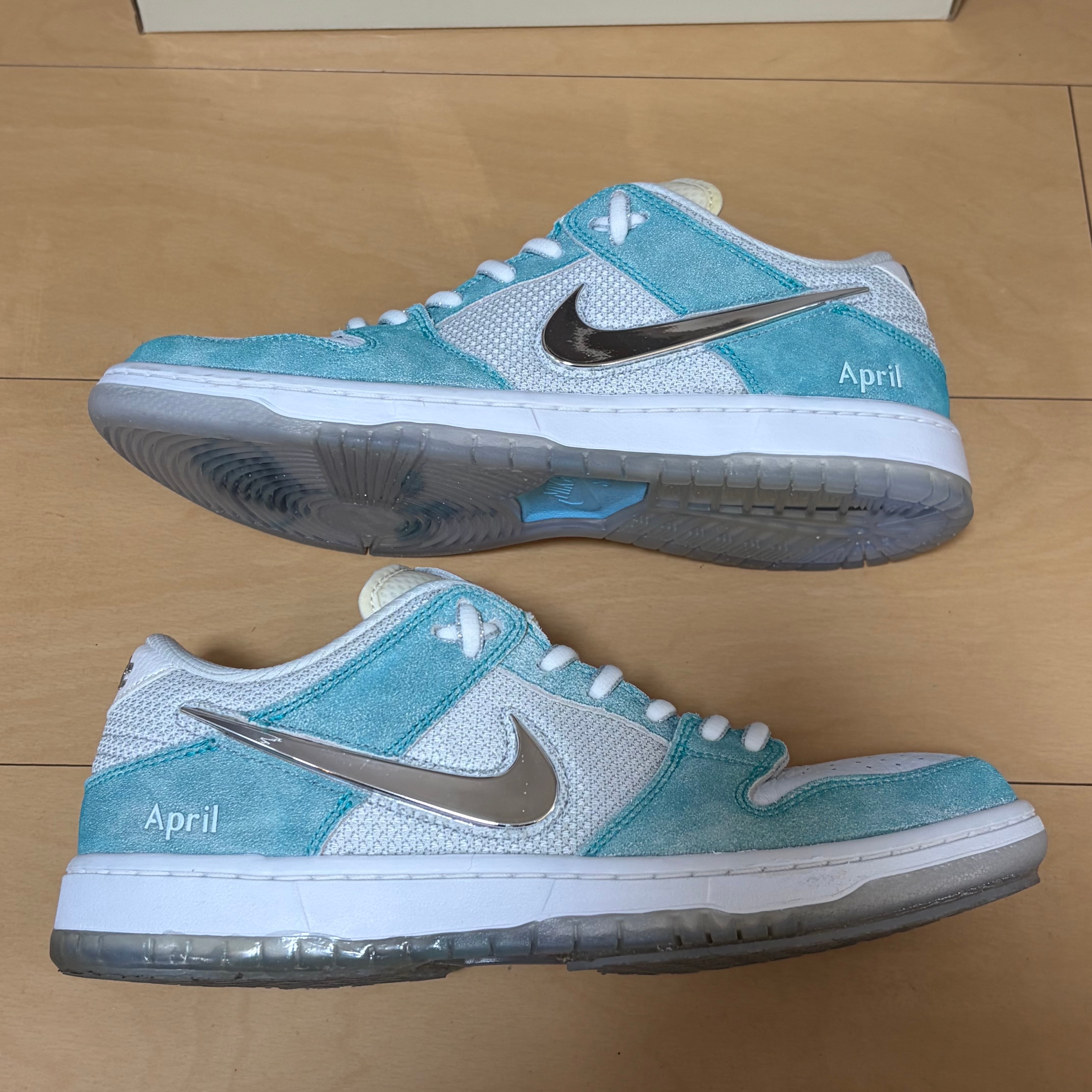 APRIL SKATEBOARDS × Nike SB Dunk Low Pro QS "White and Multi-Color"