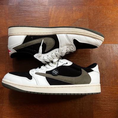 Travis Scott × Nike Women's Air Jordan 1 Low OG "Medium Olive"