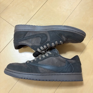Travis Scott × Nike Air Jordan 1 Low OG SP "Velvet Brown and Dark Mocha"