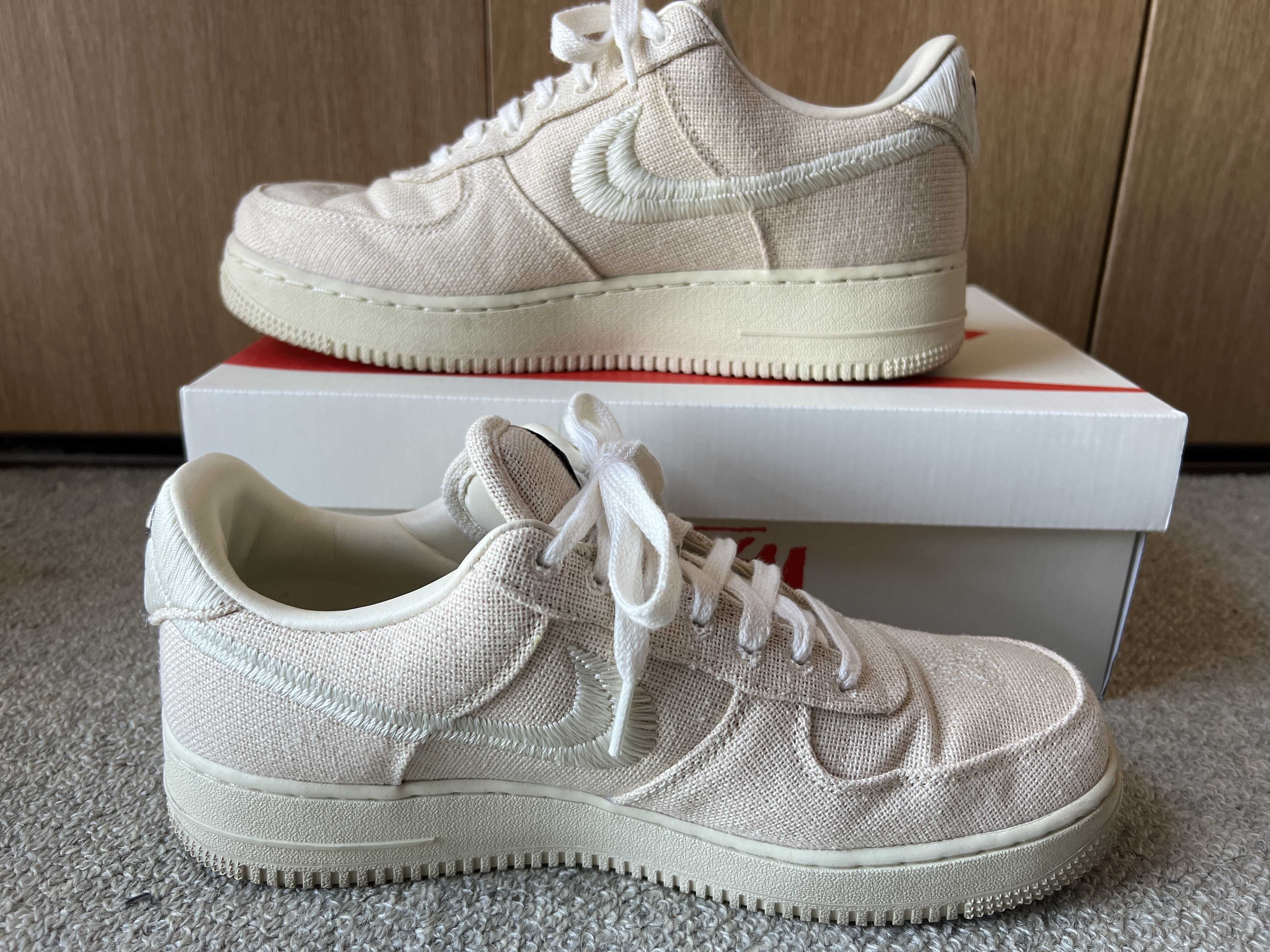 Stussy × Nike Air Force 1 Low "Fossil Stone"