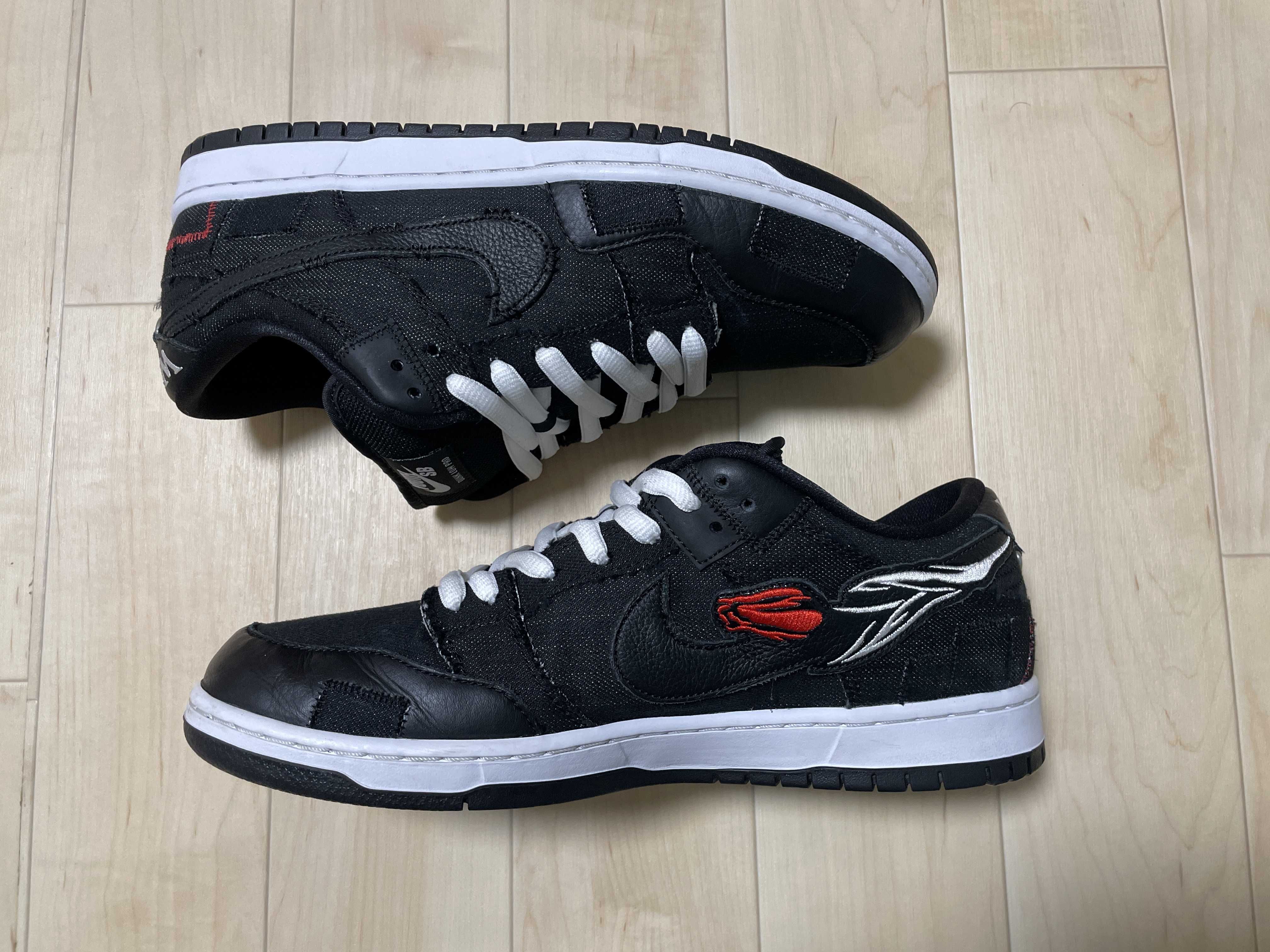 Wasted Youth × Nike SB Dunk Low "Black Denim" / VERDY