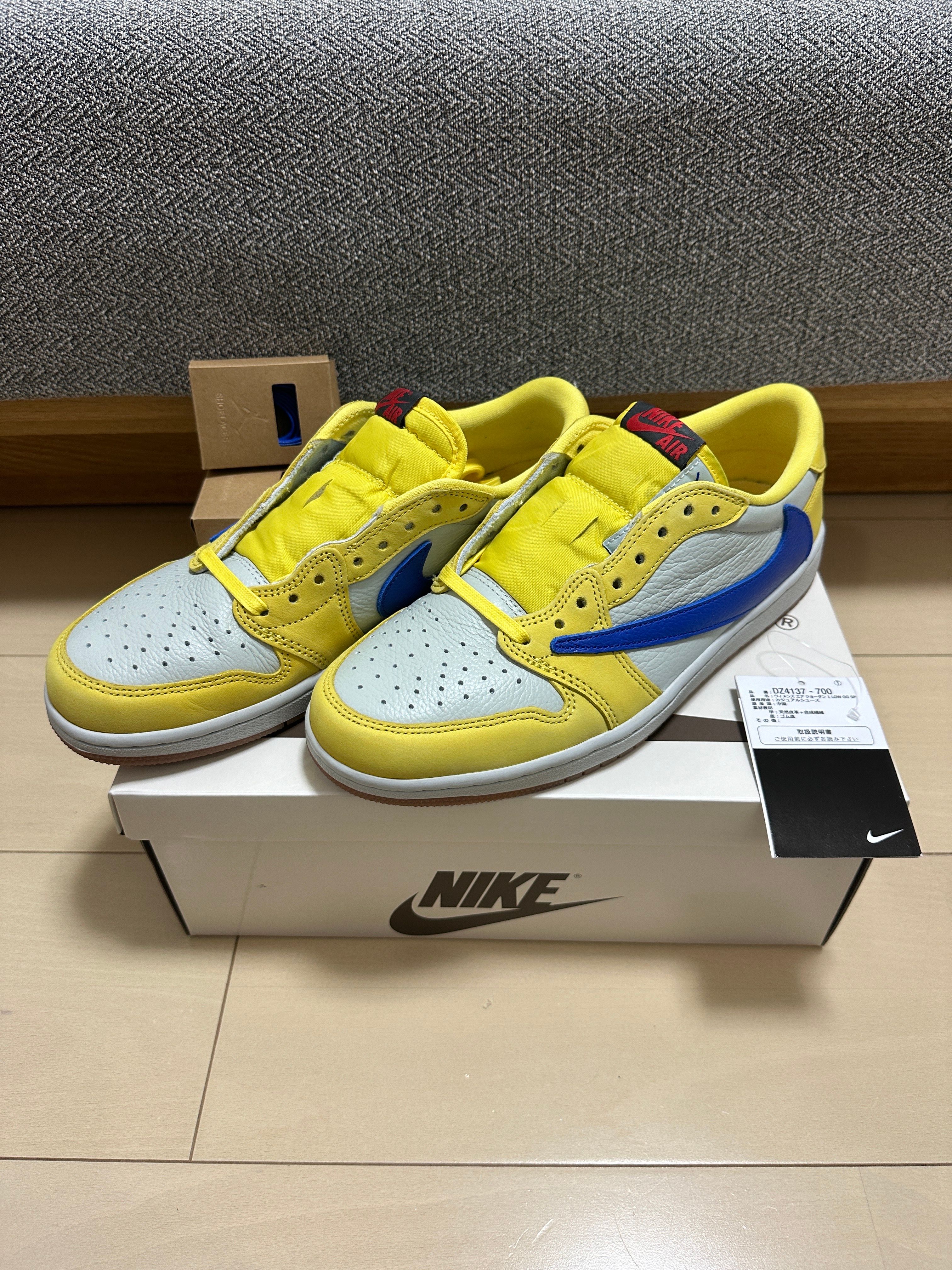 Travis Scott × Nike Women's Air Jordan 1 Retro Low OG "Canary"