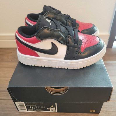 Nike PS Air Jordan 1 Low ALT "Bred Toe"