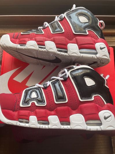Nike Air More Uptempo ’96 "Black and Varsity Red" (2021)