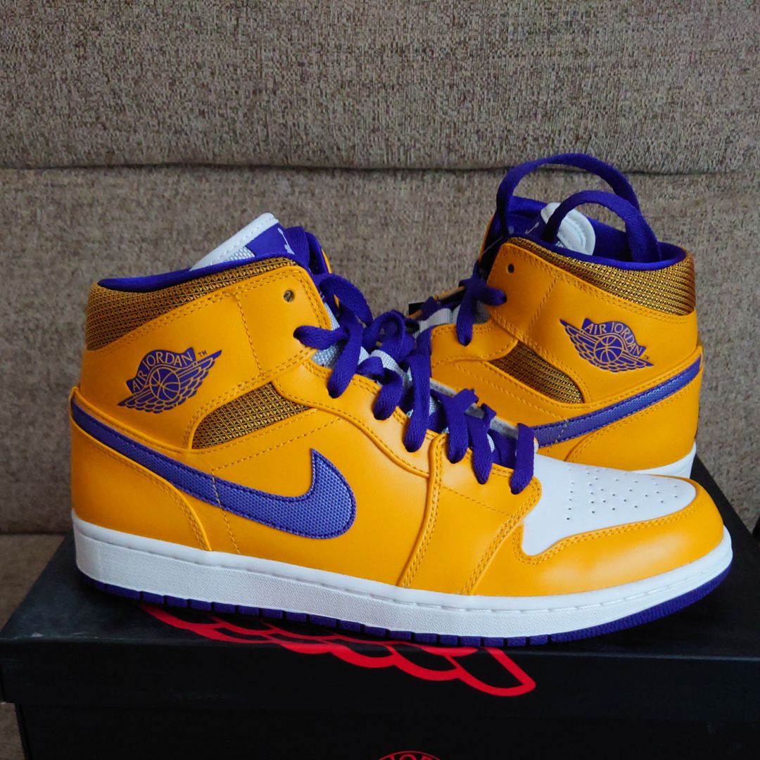 Nike Air Jordan 1 Mid LAKERS "Lakers"