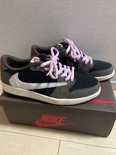 Travis Scott × Nike Air Jordan 1 Low OG SP-T "Black/Dark Mocha"
