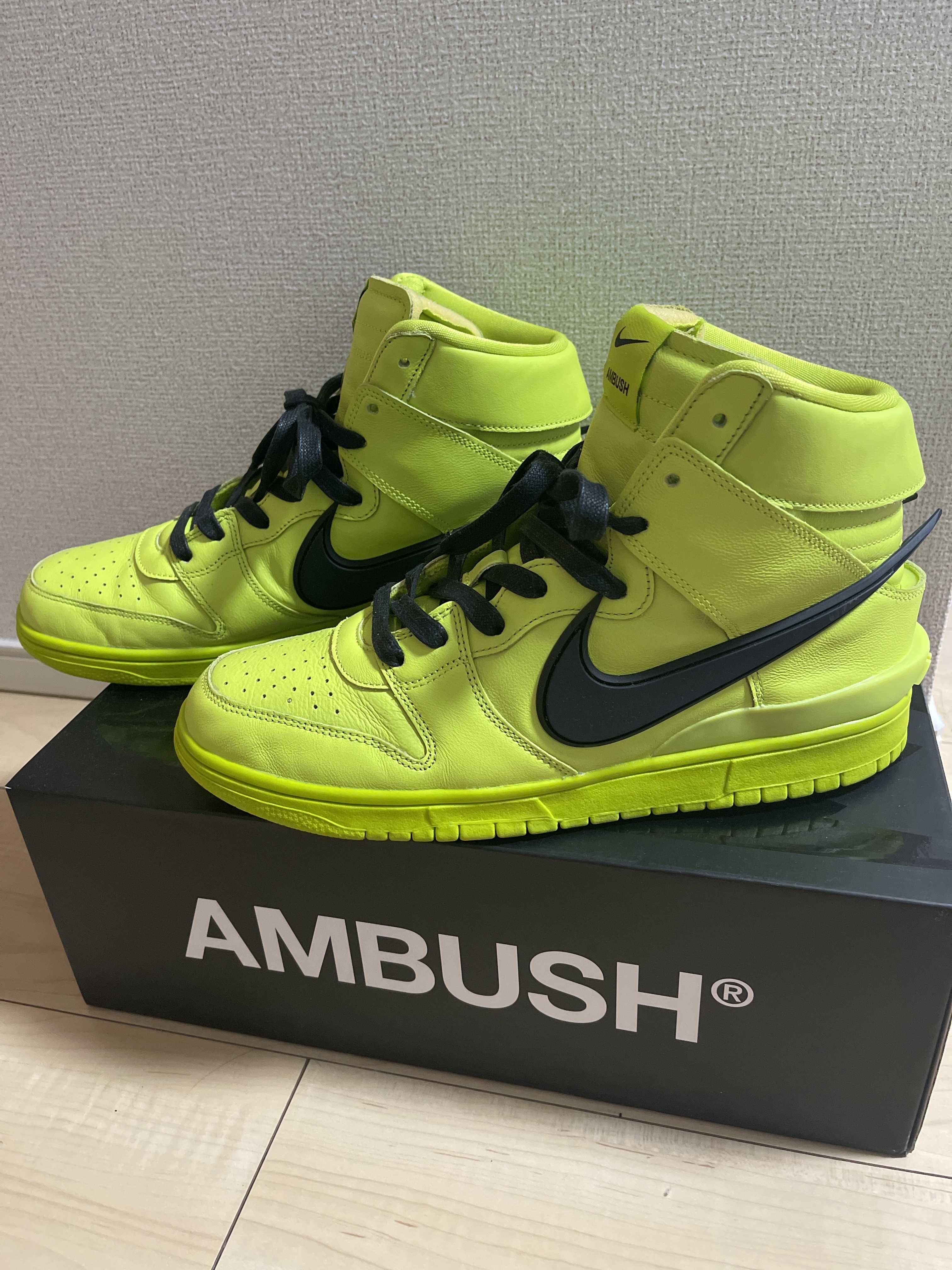 AMBUSH × NIKE DUNK HIGH "FLASH LIME"